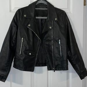 Black Leather Jacket (S)